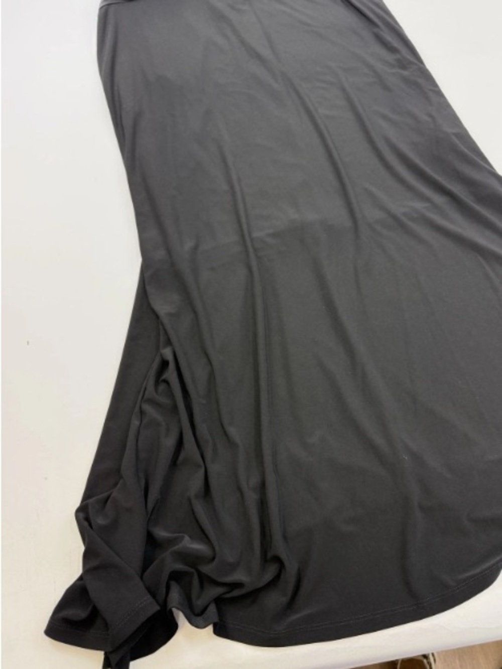 Black Maxi Skirt / Dress Stretch Knit